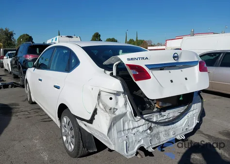 2019 Nissan Sentra S z USA, uszkodzony, nr VIN 3N1AB7AP2KY417778